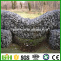 Malha hexagonal pesada galvanizada revestida de PVC / caixa gabion / gaiolas de pedra